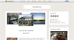 Desktop Screenshot of davisbaybedandbreakfast.com
