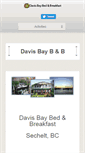 Mobile Screenshot of davisbaybedandbreakfast.com